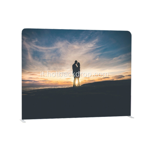 Sunset Alluminium Frame di tensione Photobooth Stand